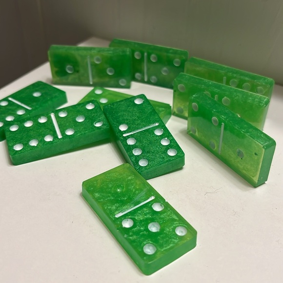 Custom Handmade complete Dominos Set (28 pieces) - Picture 5 of 8